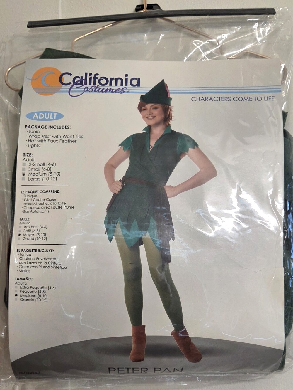 Peter Pan Women's Costume (M)